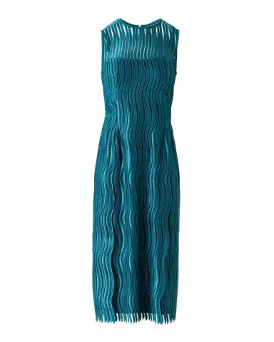 Akris Techno Wave Guipure Sheath Midi Dress | Thumbnail 1 Akris Techno Wave Guipure Sheath Midi Dress | Thumbnail 1