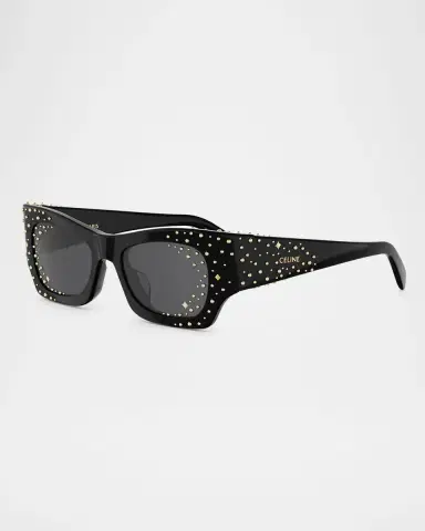 CELINE Embellished Acetate Cat-Eye Sunglasses | Thumbnail 3
