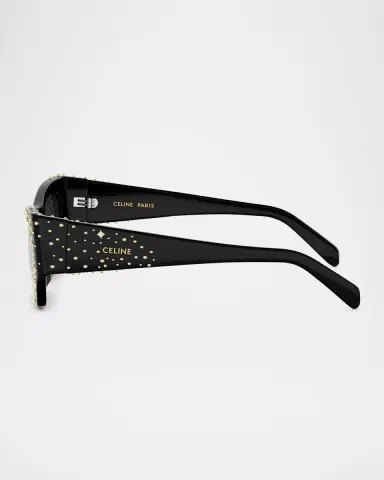 CELINE Embellished Acetate Cat-Eye Sunglasses | Thumbnail 4