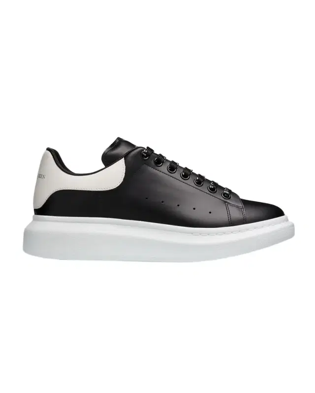 McQueen Men 's Leather Oversized Sneakers