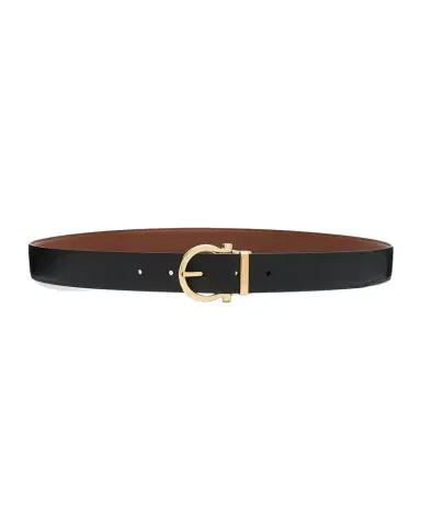 Ferragamo Men's Reversible Leather Gancini-Buckle Belt | Thumbnail 1 Ferragamo Men's Reversible Leather Gancini-Buckle Belt | Thumbnail 1