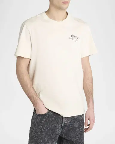 Golden Goose Men 's Journey Script Graphic T-Shirt | Thumbnail 4