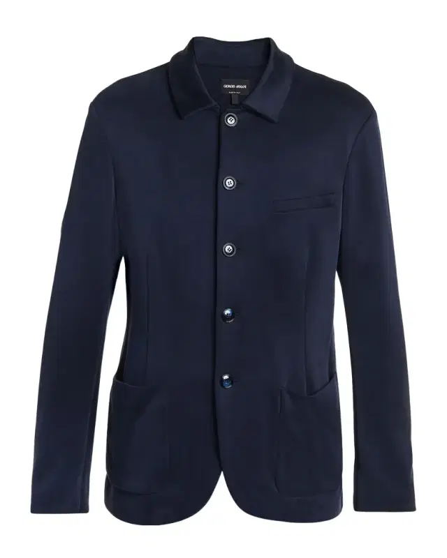 Giorgio Armani Men 's Cupro Blend Patch-Pocket Blazer