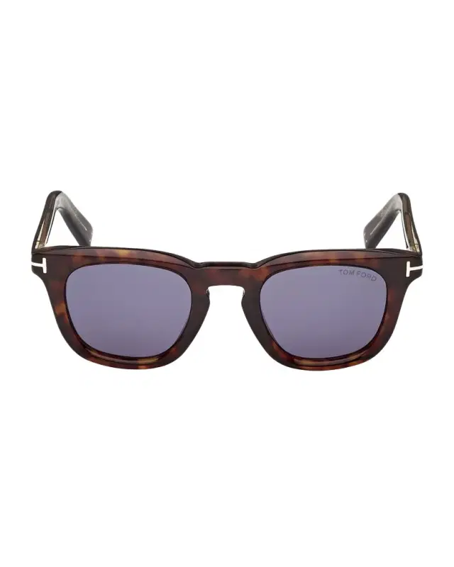 TOM FORD Icon 48mm Acetate Square Sunglasses
