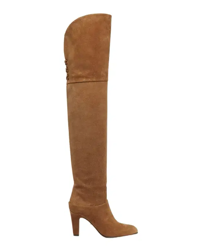 Chloe Eve Suede Over-The-Knee Boots