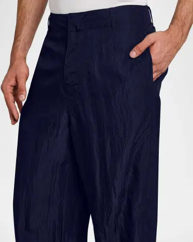 Giorgio Armani Men's Crinkled Viscose Trousers | Thumbnail 6 Giorgio Armani Men's Crinkled Viscose Trousers | Thumbnail 6