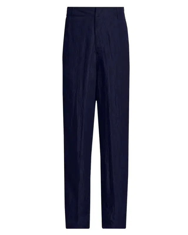 Giorgio Armani Men's Crinkled Viscose Trousers