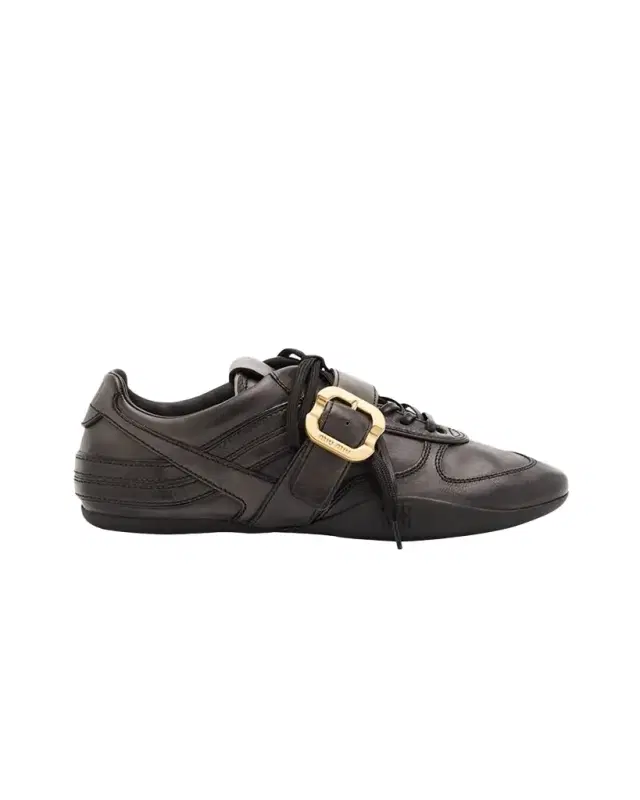 Allacciate Leather Buckle Low-Top Sneakers Allacciate Leather Buckle Low-Top Sneakers