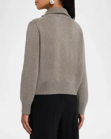 Yves Salomon Wool Turtleneck Pullover | Thumbnail 3 Yves Salomon Wool Turtleneck Pullover | Thumbnail 3