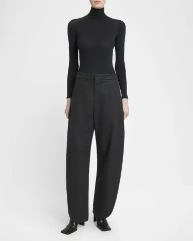 Alaïa Wool Flannel Petal Pants | Thumbnail 2 Alaïa Wool Flannel Petal Pants | Thumbnail 2