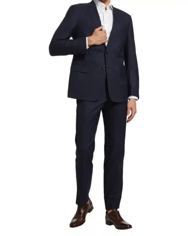 Giorgio Armani Men's Solid Wool Suit | Thumbnail 1 Giorgio Armani Men's Solid Wool Suit | Thumbnail 1