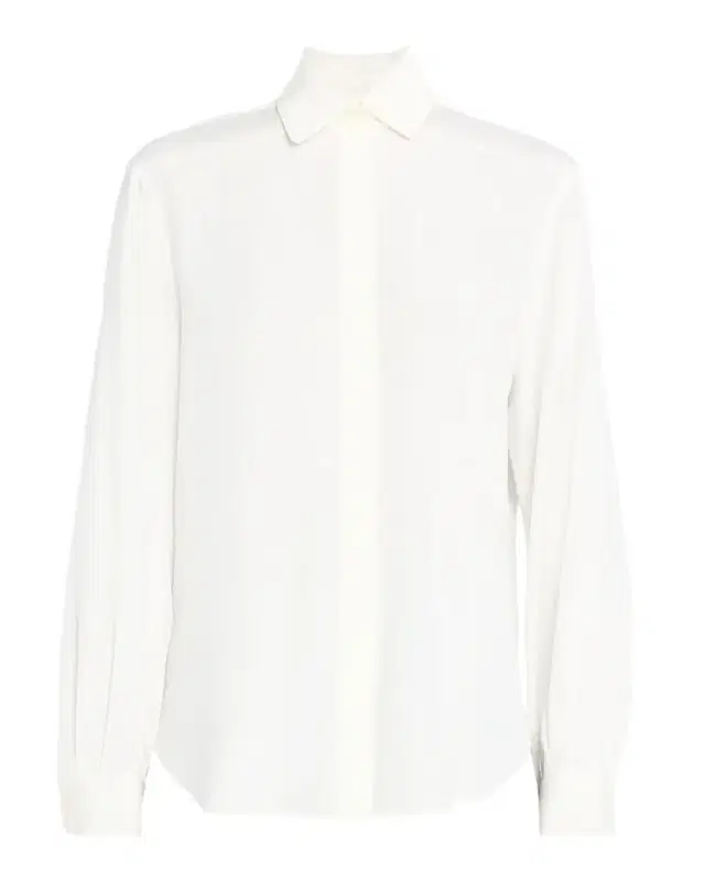 Lafayette 148 New York Pleated Button-Down Shirt