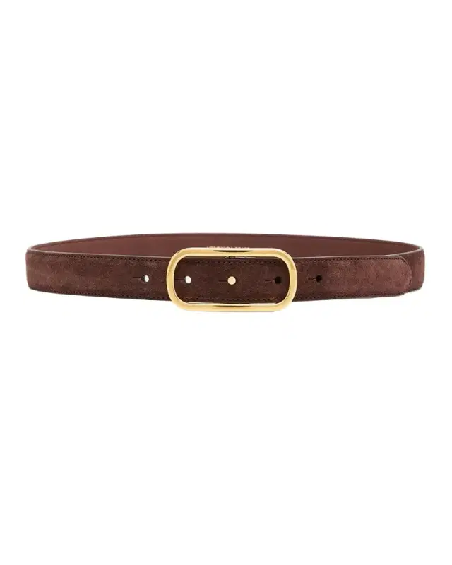 Veronica Beard Loop Suede Belt