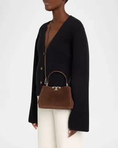 Tory Burch Eleanor Suede Crossbody Bag | Thumbnail 2 Tory Burch Eleanor Suede Crossbody Bag | Thumbnail 2