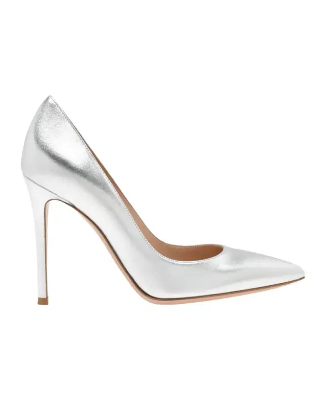 Gianvito Rossi 105mm Metallic Leather Pumps