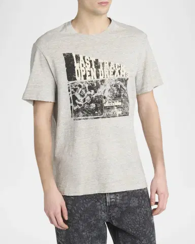 Golden Goose Men's Journey Open Dreams Graphic T-Shirt | Thumbnail 4