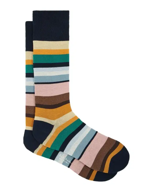 Men 's Marek Color-Block Cotton Crew Socks