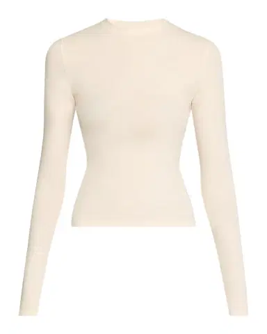 Skims Cotton Jersey Long-Sleeve Crewneck T-Shirt | Thumbnail 1