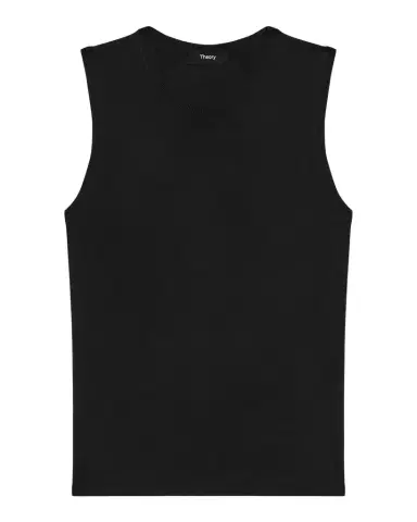 Theory Regal Merino Wool Crewneck Shell Top | Thumbnail 1