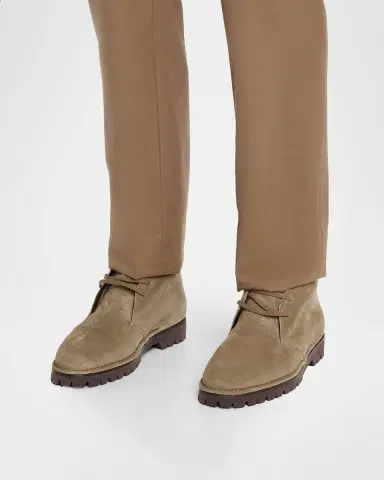 Vince Men's Jerome Suede Lug-Sole Chukka Boots | Thumbnail 2