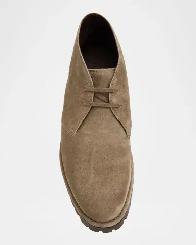 Vince Men's Jerome Suede Lug-Sole Chukka Boots | Thumbnail 6