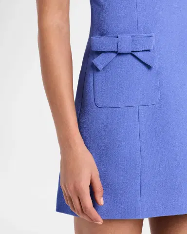 Rebecca Vallance Violetta Puff-Sleeve Crepe Mini Dress | Thumbnail 5
