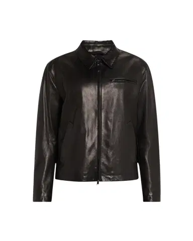 Brioni Men's Leather Moto Jacket | Thumbnail 1
