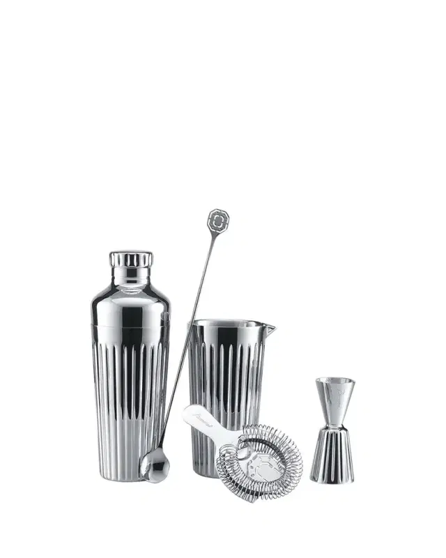 Baccarat Harmonie Stainless Steel 4-Piece Bar Accessories Set