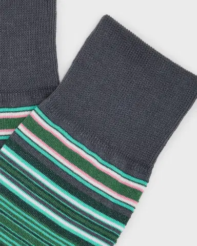 Paul Smith Men's Kahn Fashion Signature Stripe Crew Socks | Thumbnail 2 Paul Smith Men's Kahn Fashion Signature Stripe Crew Socks | Thumbnail 2