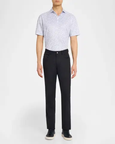 Peter Millar Men's Oyster Roast Summer Comfort Performance Jersey Polo | Thumbnail 2 Peter Millar Men's Oyster Roast Summer Comfort Performance Jersey Polo | Thumbnail 2