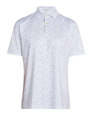 Peter Millar Men's Oyster Roast Summer Comfort Performance Jersey Polo | Thumbnail 1 Peter Millar Men's Oyster Roast Summer Comfort Performance Jersey Polo | Thumbnail 1