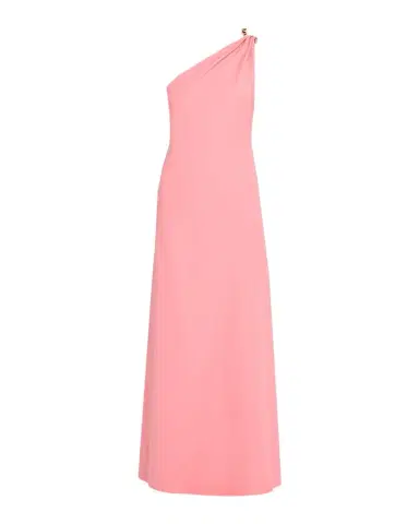 Monique Lhuillier Plumeria One-Shoulder Draped Wool Gown | Thumbnail 1 Monique Lhuillier Plumeria One-Shoulder Draped Wool Gown | Thumbnail 1