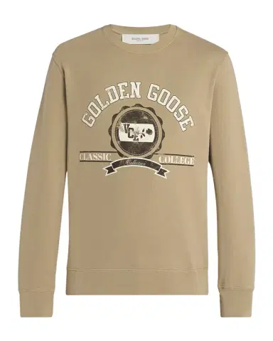 Golden Goose Men's Journey Classic College Cotton Crewneck Sweater | Thumbnail 1