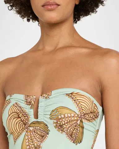 Ulla Johnson Monterey Strapless One-Piece Swimsuit | Thumbnail 4