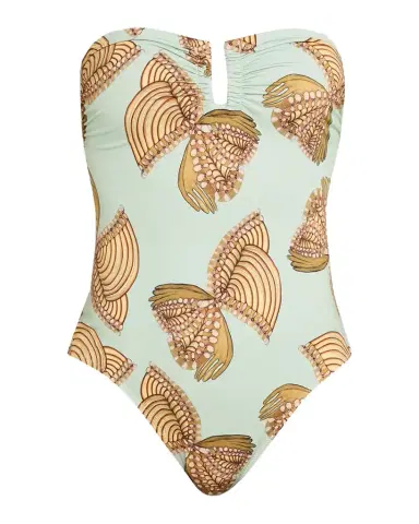 Ulla Johnson Monterey Strapless One-Piece Swimsuit | Thumbnail 1