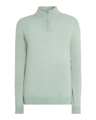Reiss en's Blackhall Merino Wool Funnel Neck Half-Zip Sweater | Thumbnail 1