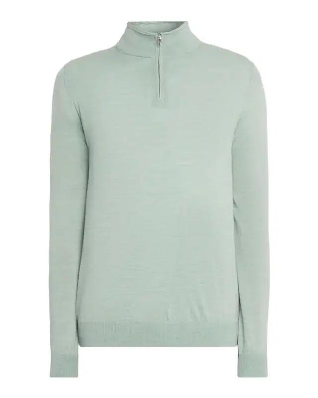 en 's Blackhall erino Wool Funnel Neck Half-Zip Sweater
