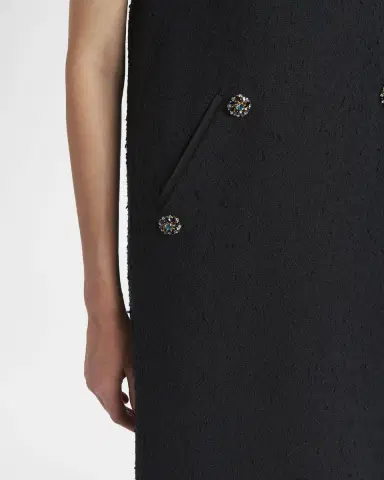 Dolce & Gabbana Crystal Embellished Sleeveless Boucle Dress | Thumbnail 5 Dolce & Gabbana Crystal Embellished Sleeveless Boucle Dress | Thumbnail 5