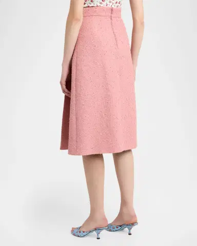 Dolce & Gabbana Boucle Midi Wrap Skirt | Thumbnail 3 Dolce & Gabbana Boucle Midi Wrap Skirt | Thumbnail 3
