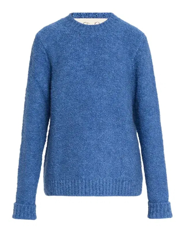 God 's True Cashmere Cashmere Boucle Knit Crewneck Sweater