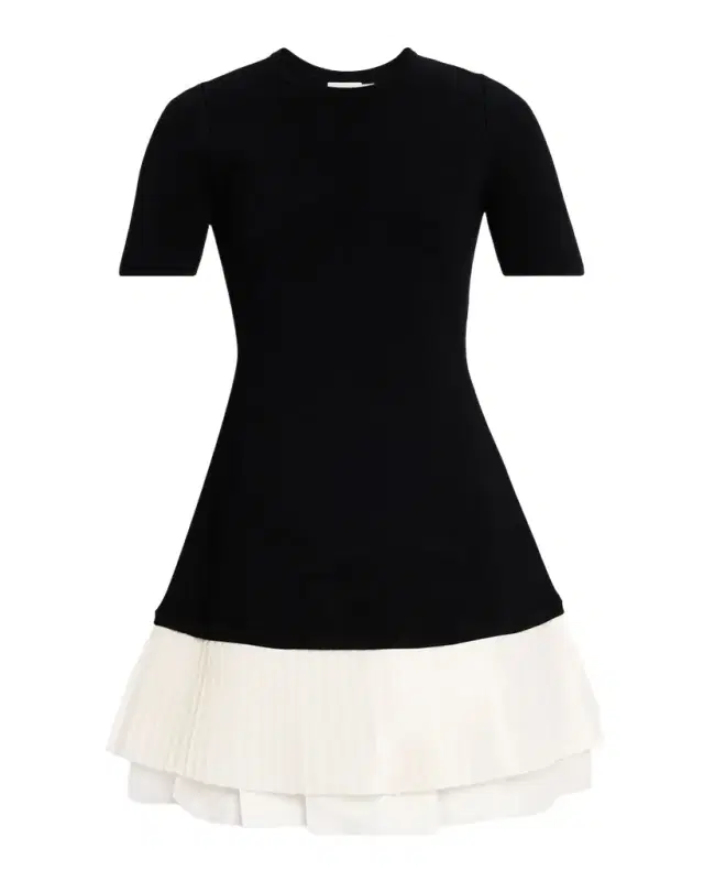 SIMKHAI Lorin Taffeta Knit Midi Dress