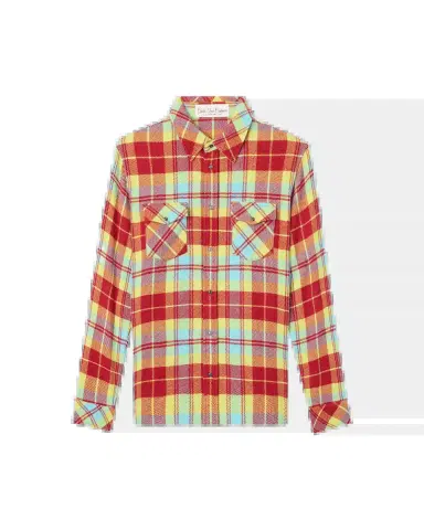 God’s True Cashmere Men's Cashmere Tartan Two-Pocket Button-Down Shirt | Thumbnail 2 God’s True Cashmere Men's Cashmere Tartan Two-Pocket Button-Down Shirt | Thumbnail 2
