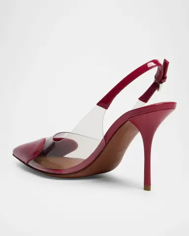 Alaïa Coeur Clear Patent Heart-Toe Slingback Pumps | Thumbnail 2 Alaïa Coeur Clear Patent Heart-Toe Slingback Pumps | Thumbnail 2
