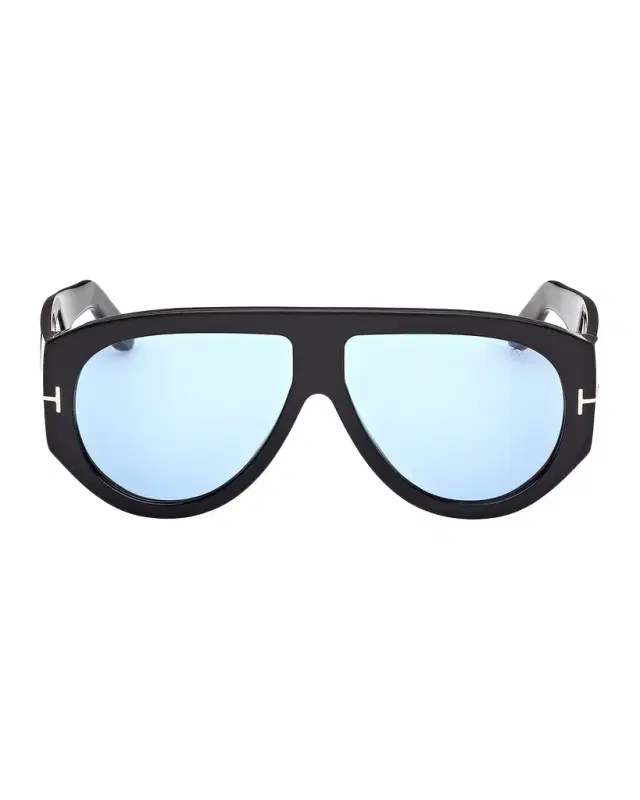 TOM FORD Men 's Bronson Acetate Aviator Sunglasses