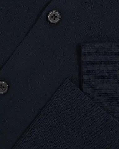 Reiss Men's Fitzgerald Ribbed-Sleeve Button-Down Shirt | Thumbnail 5 Reiss Men's Fitzgerald Ribbed-Sleeve Button-Down Shirt | Thumbnail 5