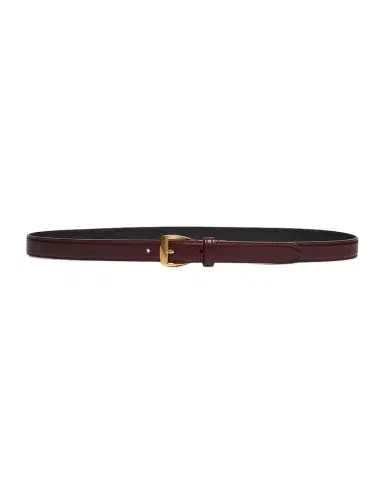 Saint Laurent Grained Leather Trapezoid Belt | Thumbnail 1 Saint Laurent Grained Leather Trapezoid Belt | Thumbnail 1
