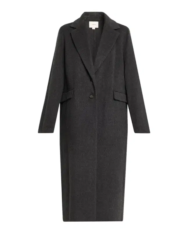 Vince Cashmere-Wool Single-Breasted Coat