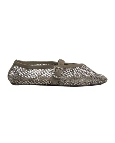 ALAÏA Crystal Mesh Ballet Flats | Thumbnail 1 ALAÏA Crystal Mesh Ballet Flats | Thumbnail 1