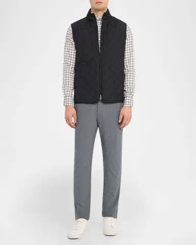 Peter Millar Men's Essex Quilted Stand-Collar Vest | Thumbnail 2