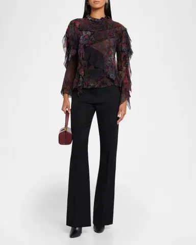 Ralph Lauren Collection Wrigley Grain de Poudre Pants | Thumbnail 2